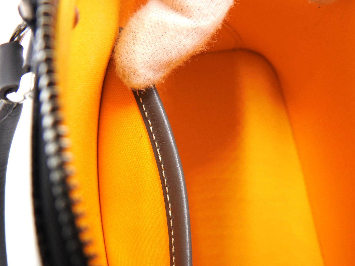 GOYARD Mini Vendome 2way Shoulder Hand Bag PVC Canvas Leather Grey