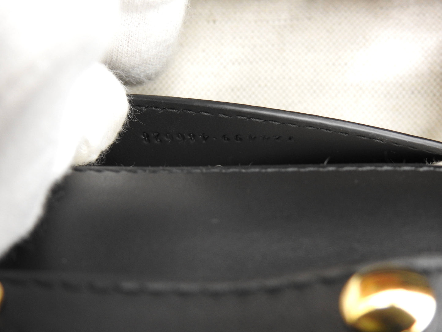 GUCCI GG Matelasse Top Handle 2way Shoulder Bag Leather Black 724499