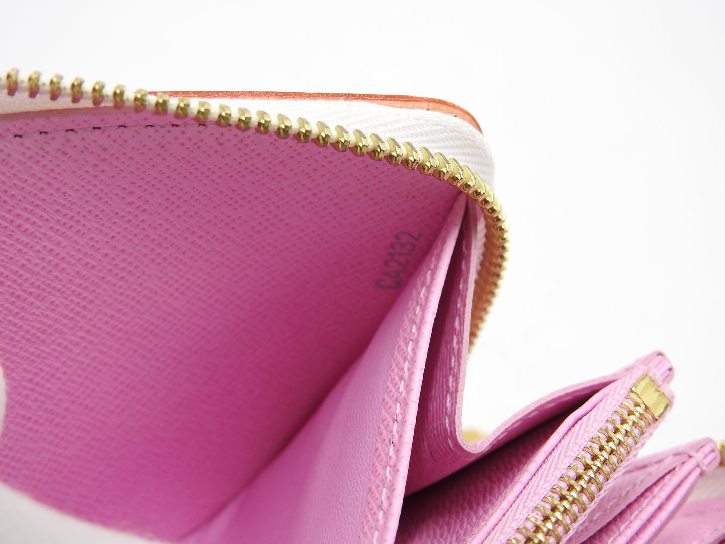 LOUIS VUITTON Monogram Multicolor Zip Around Long Wallet White M60241