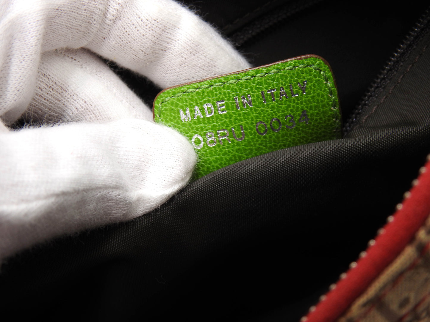 Christian Dior Rasta Trotter Saddle Shoulder Bag Canvas Beige Multicolor