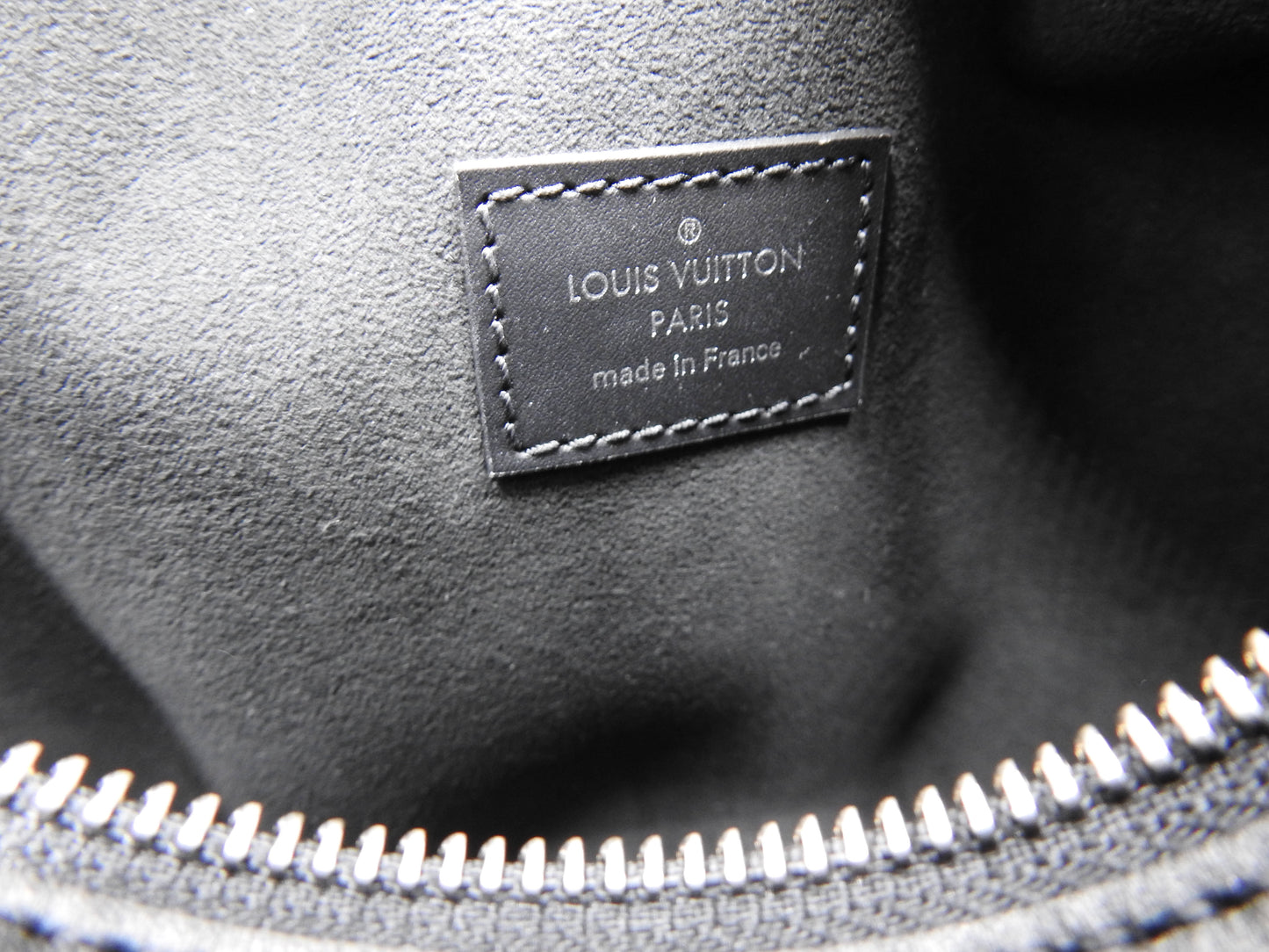 LOUIS VUITTON Monogram Seal Side Trunk 2way Shoulder Hand Bag Black M21709