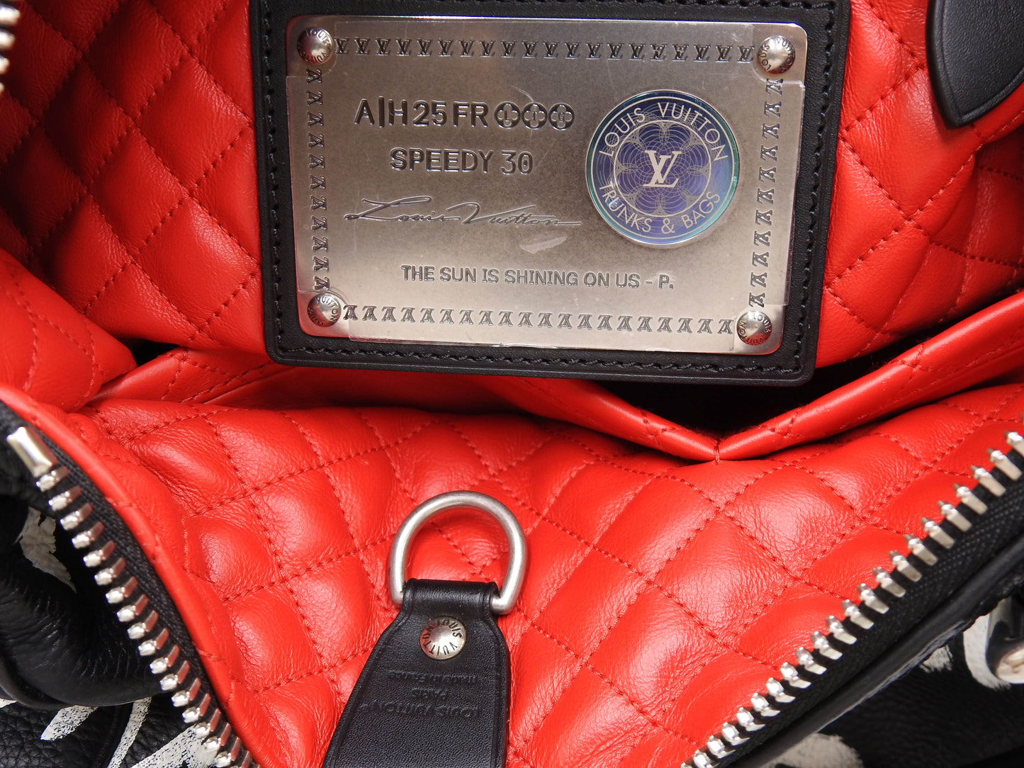 LOUIS VUITTON Speedy P9 Bandouliere 30 Scribble Hand Shoulder Bag M26175