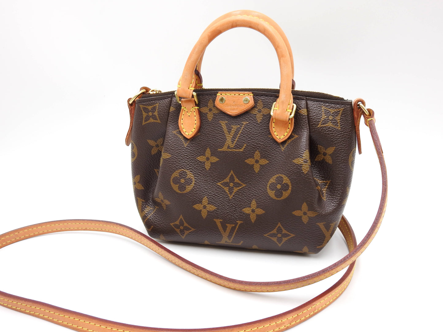LOUIS VUITTON Monogram Nano Turenne 2way Shoulder Hand Bag Canvas M61253