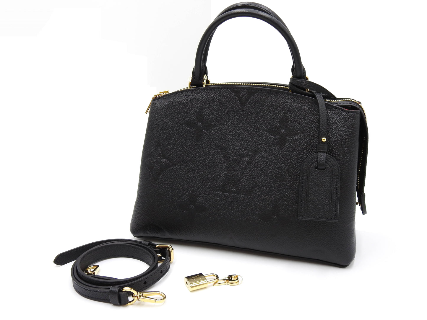 LOUIS VUITTON Monogram Empreinte Petit Palais PM Shoulder Hand Bag M58916