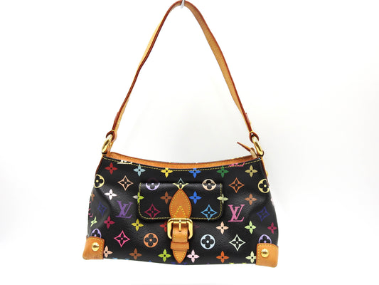 LOUIS VUITTON Eliza Hand Shoulder Bag Monogram Multicolor Black M40099