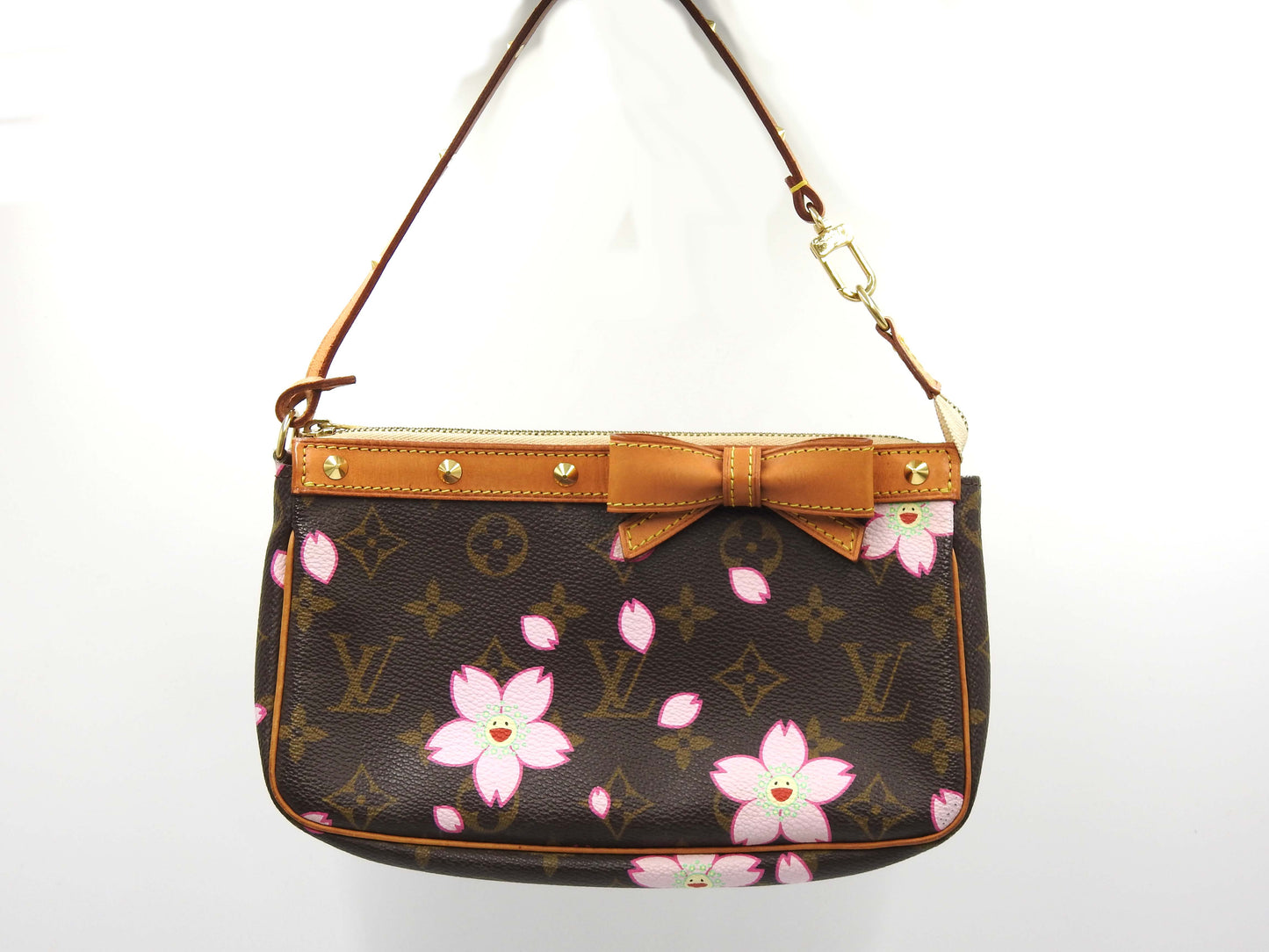 LOUIS VUITTON Monogram Cherry Blossom Pochette Accessories M92006