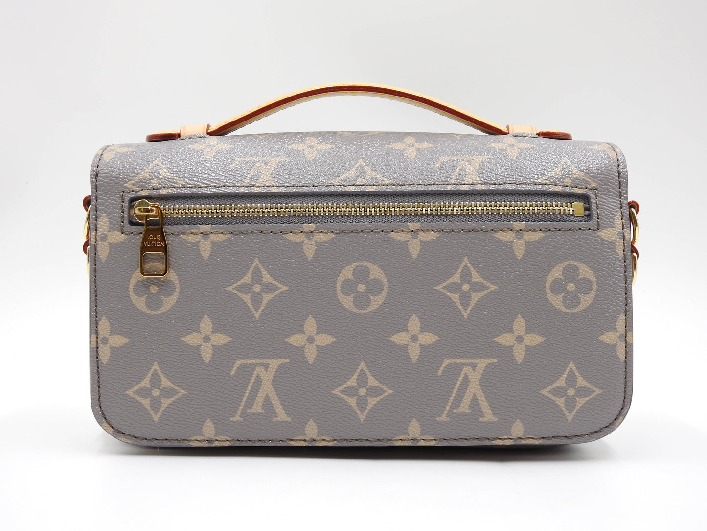 LOUIS VUITTON Monogram Pochette Metis EW Trianon Gray Shoulder Bag M12429