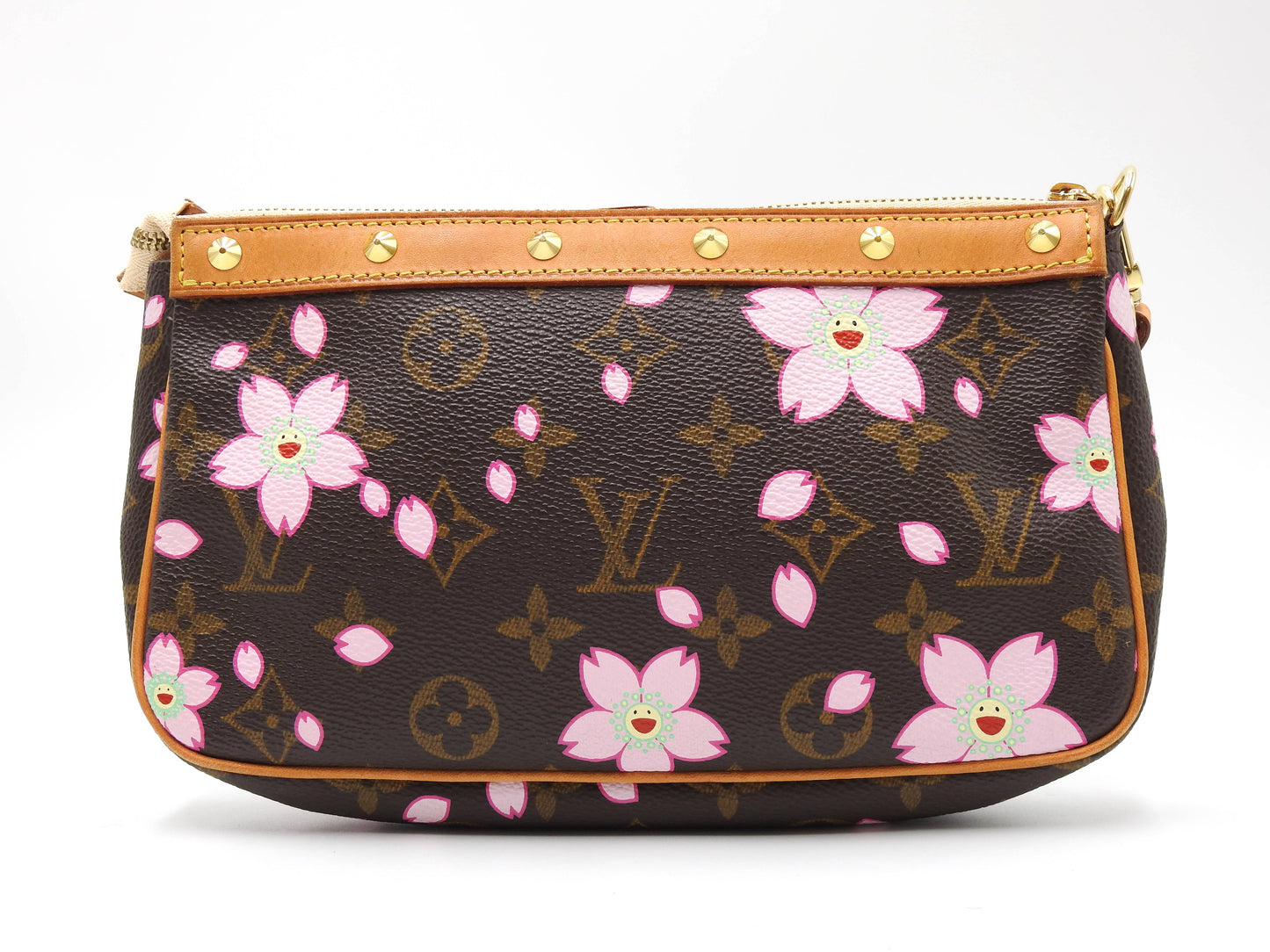 LOUIS VUITTON Monogram Cherry Blossom Pochette Accessories M92006
