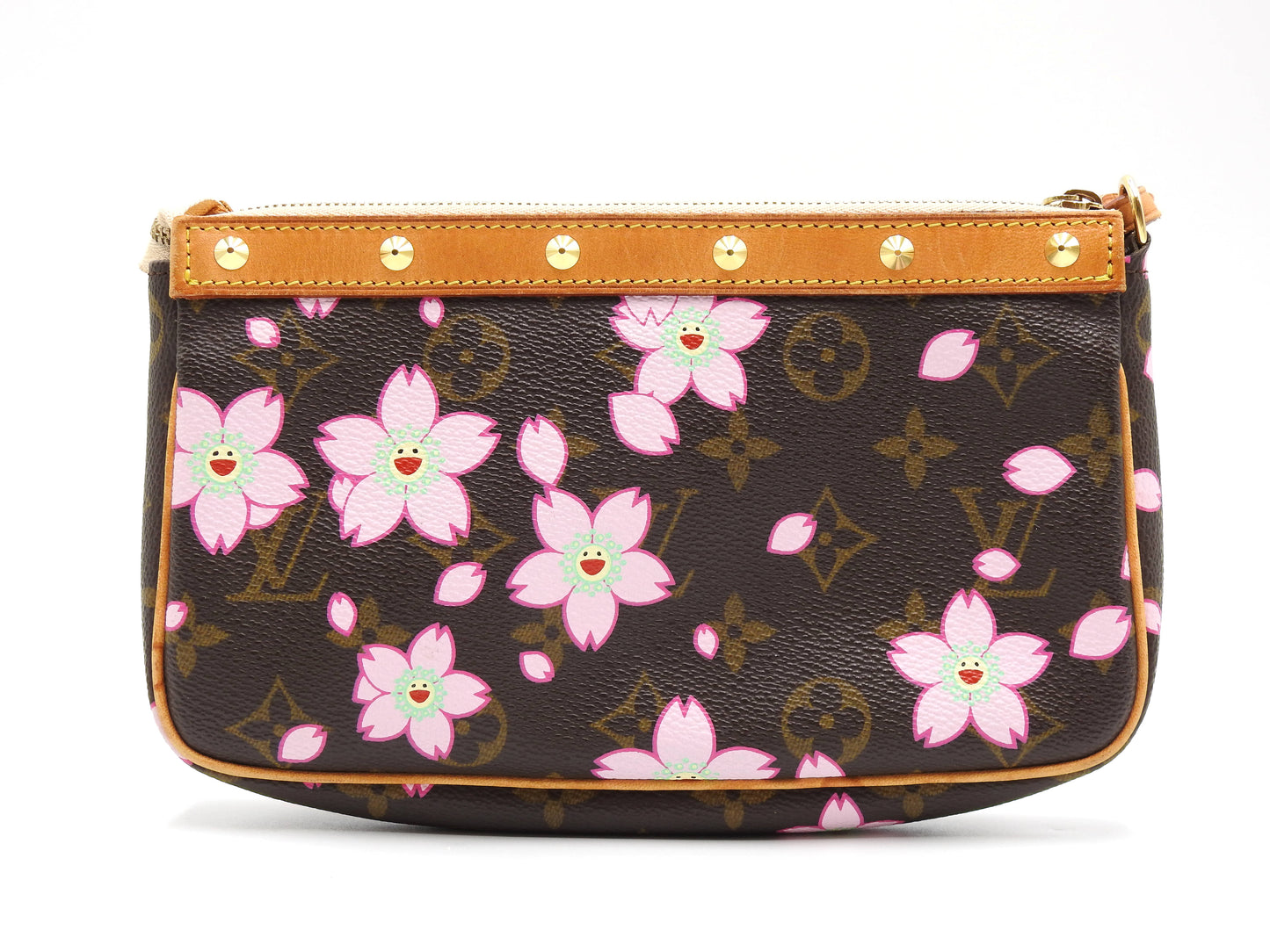 LOUIS VUITTON Monogram Cherry Blossom Pochette Accessories M92006