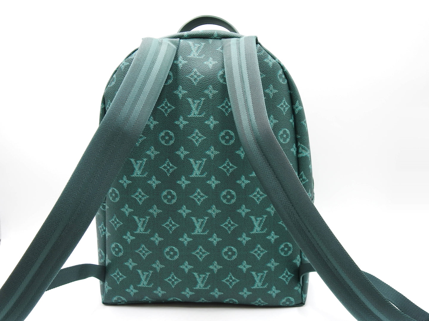 LOUIS VUITTON Monogram Heritage Discovery Backpack Bag PM Green M12780