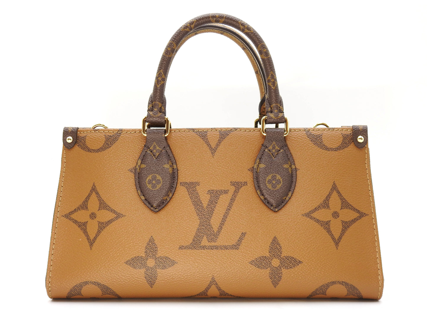 LOUIS VUITTON Monogram Giant Reverse OnTheGO East West Hand Bag M46653