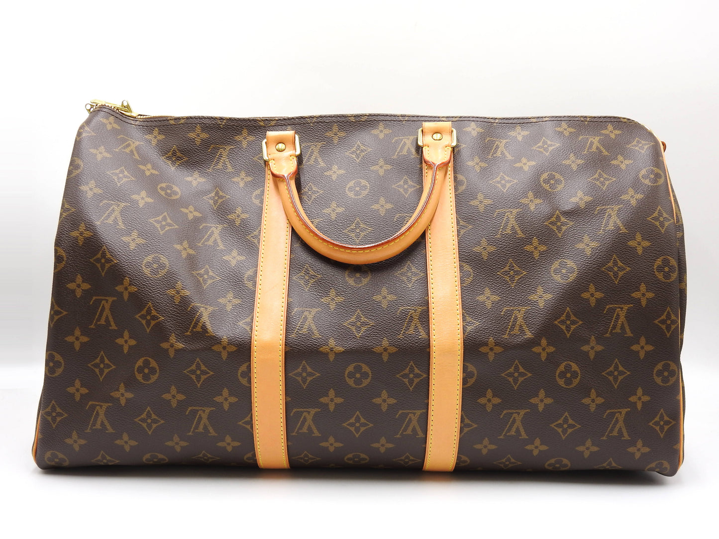 LOUIS VUITTON Monogram Keepall Bandouliere 50 Travel Boston Bag M41416