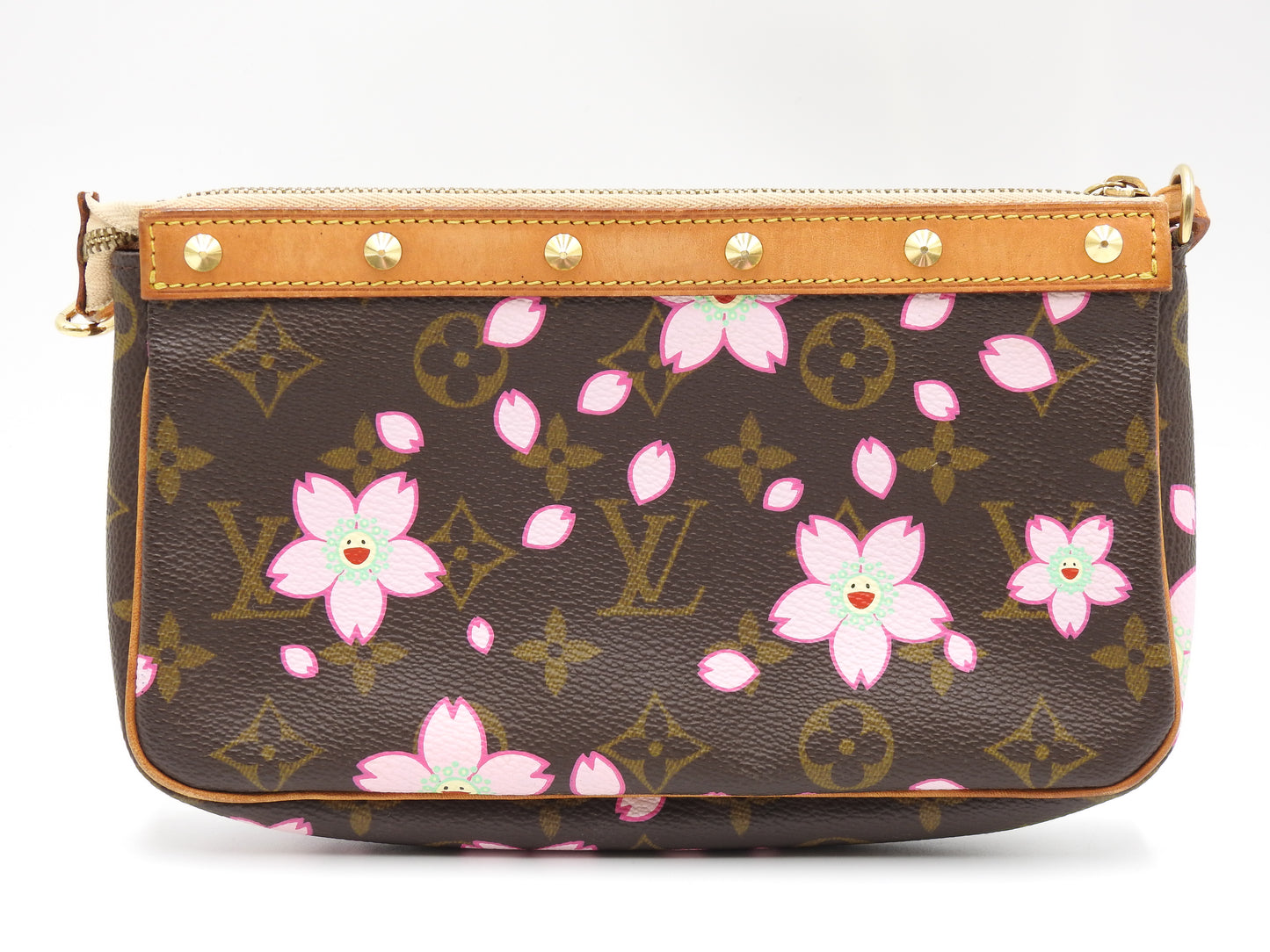 LOUIS VUITTON Monogram Cherry Blossom Pochette Accessories M92006