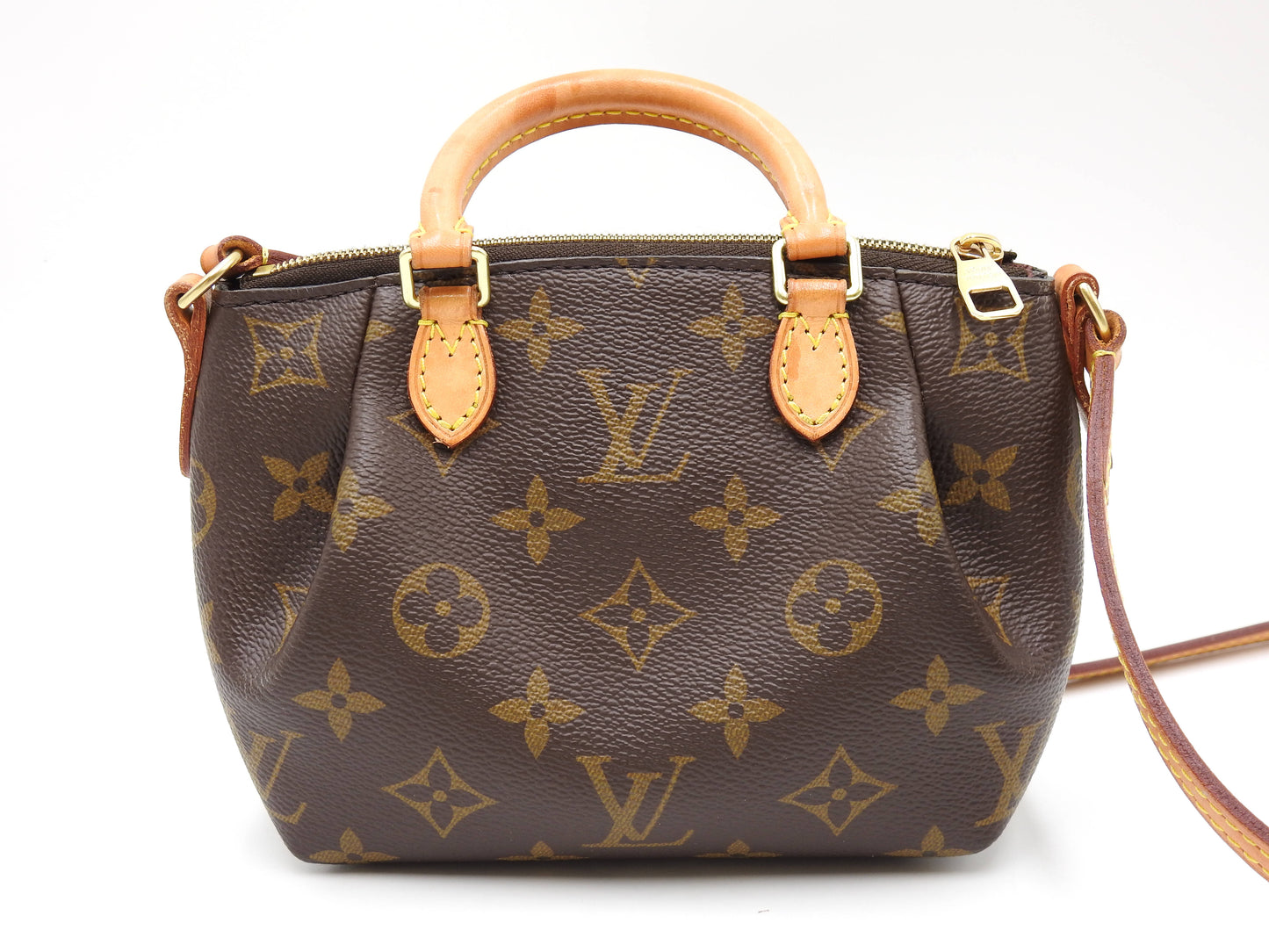 LOUIS VUITTON Monogram Nano Turenne 2way Shoulder Hand Bag Canvas M61253