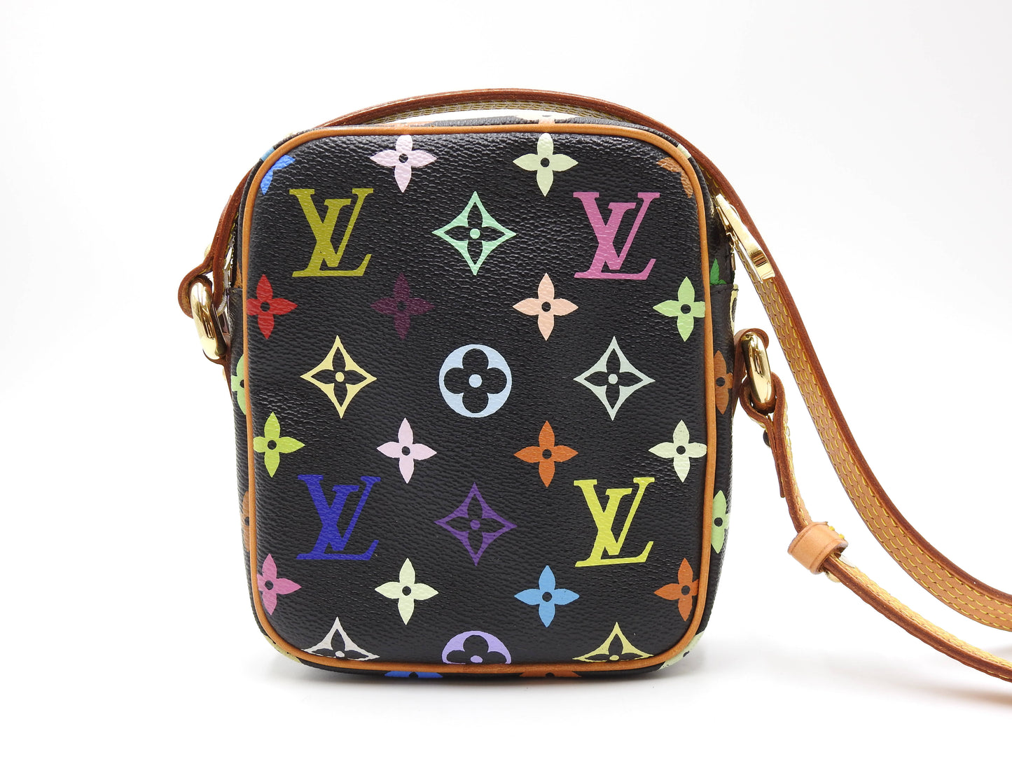 LOUIS VUITTON Monogram Multicolor Rift Shoulder Bag Noir Black M40056