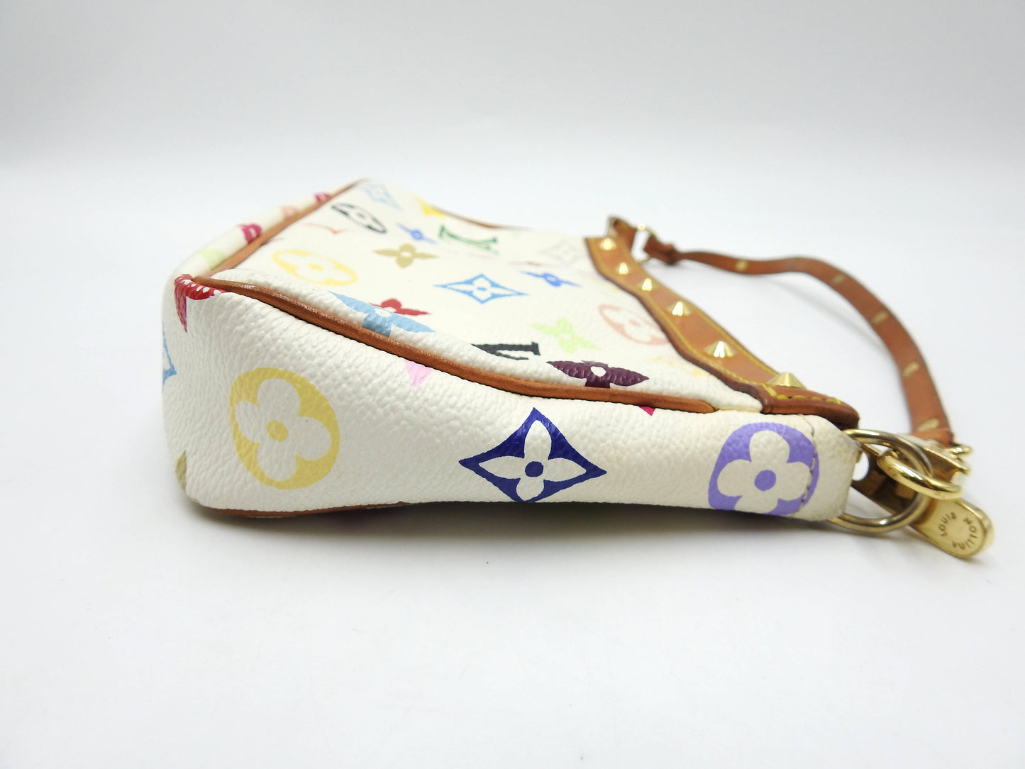 LOUIS VUITTON Pochette Accessory Pouch Monogram Multicolor Bron M92649