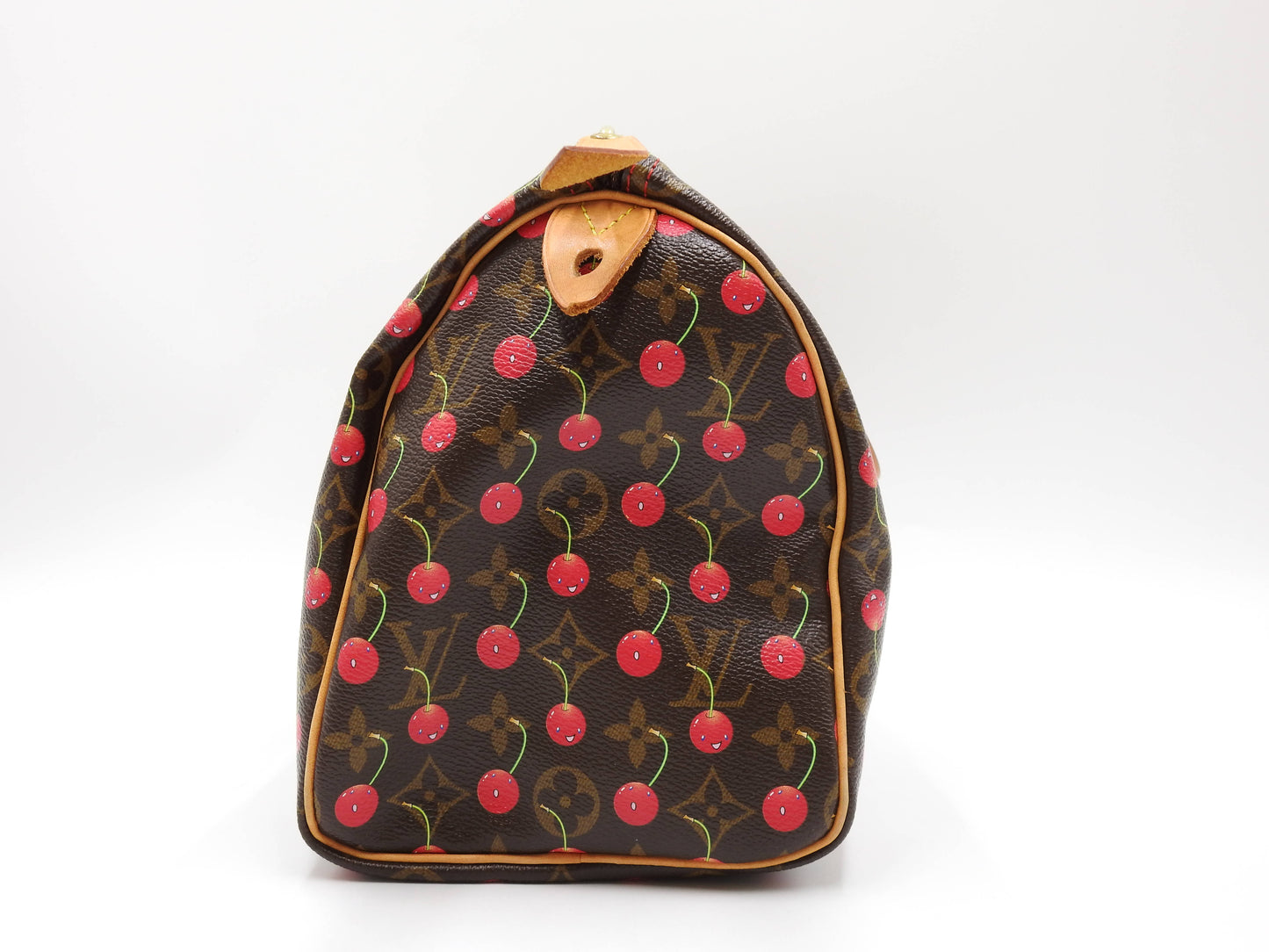LOUIS VUITTON Monogram Cherry Speedy 25 Hand Bag Boston Bag Canvas M95009