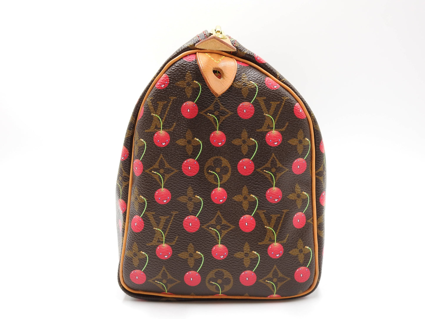 LOUIS VUITTON Monogram Cherry Speedy 25 Hand Bag Boston Bag Canvas M95009