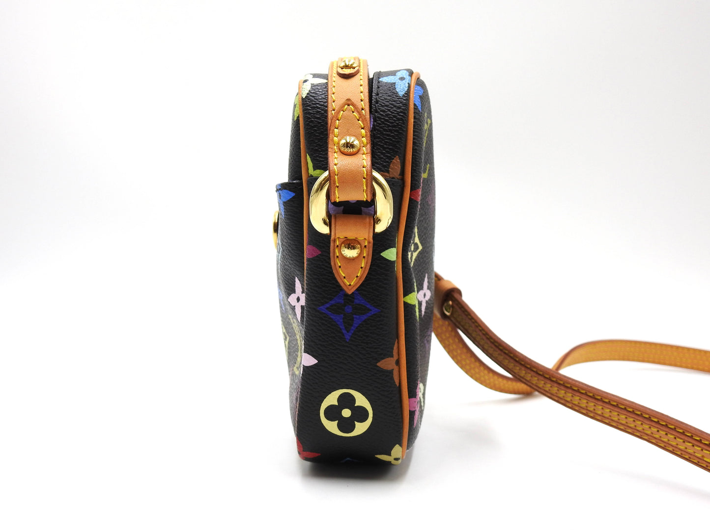 LOUIS VUITTON Monogram Multicolor Rift Shoulder Bag Noir Black M40056