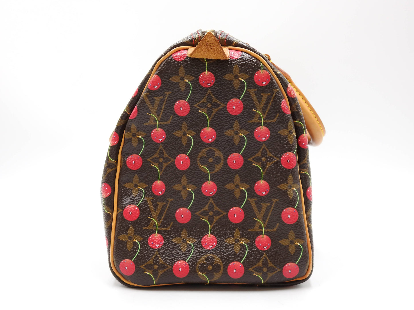 LOUIS VUITTON Monogram Cherry Speedy 25 Hand Bag Boston Bag Canvas M95009