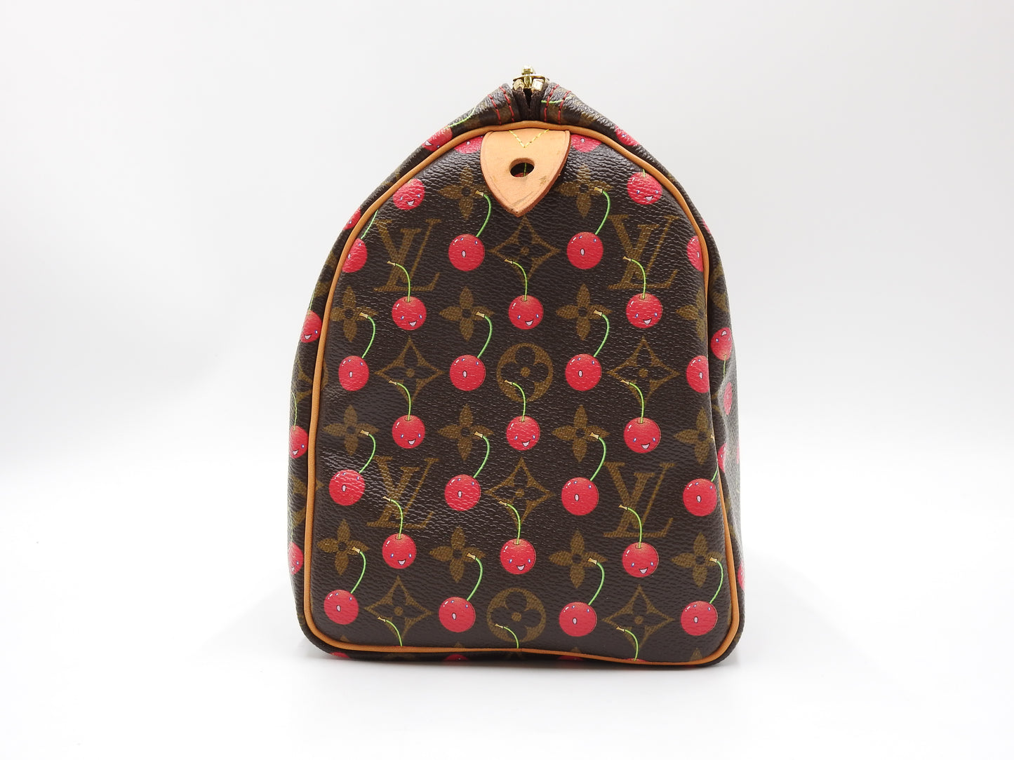 LOUIS VUITTON Monogram Cherry Speedy 25 Hand Bag Boston Bag Canvas M95009
