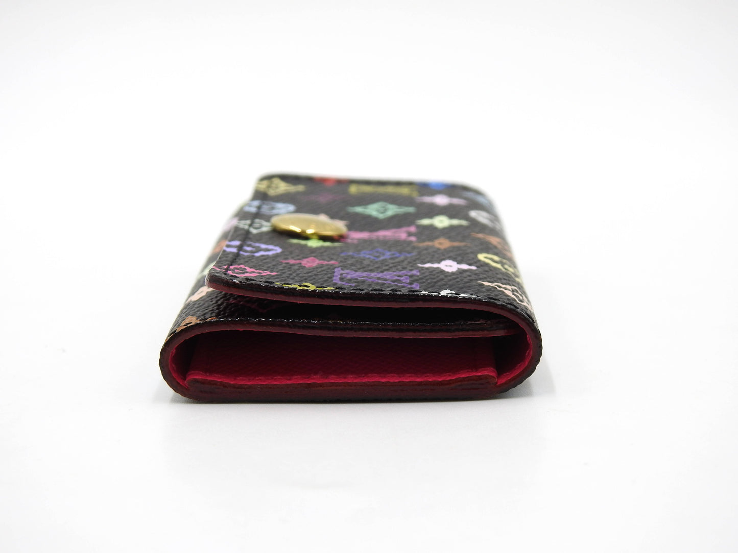LOUIS VUITTON Multicles 4 Ring Key Holder Monogram Multicolor Black M93732