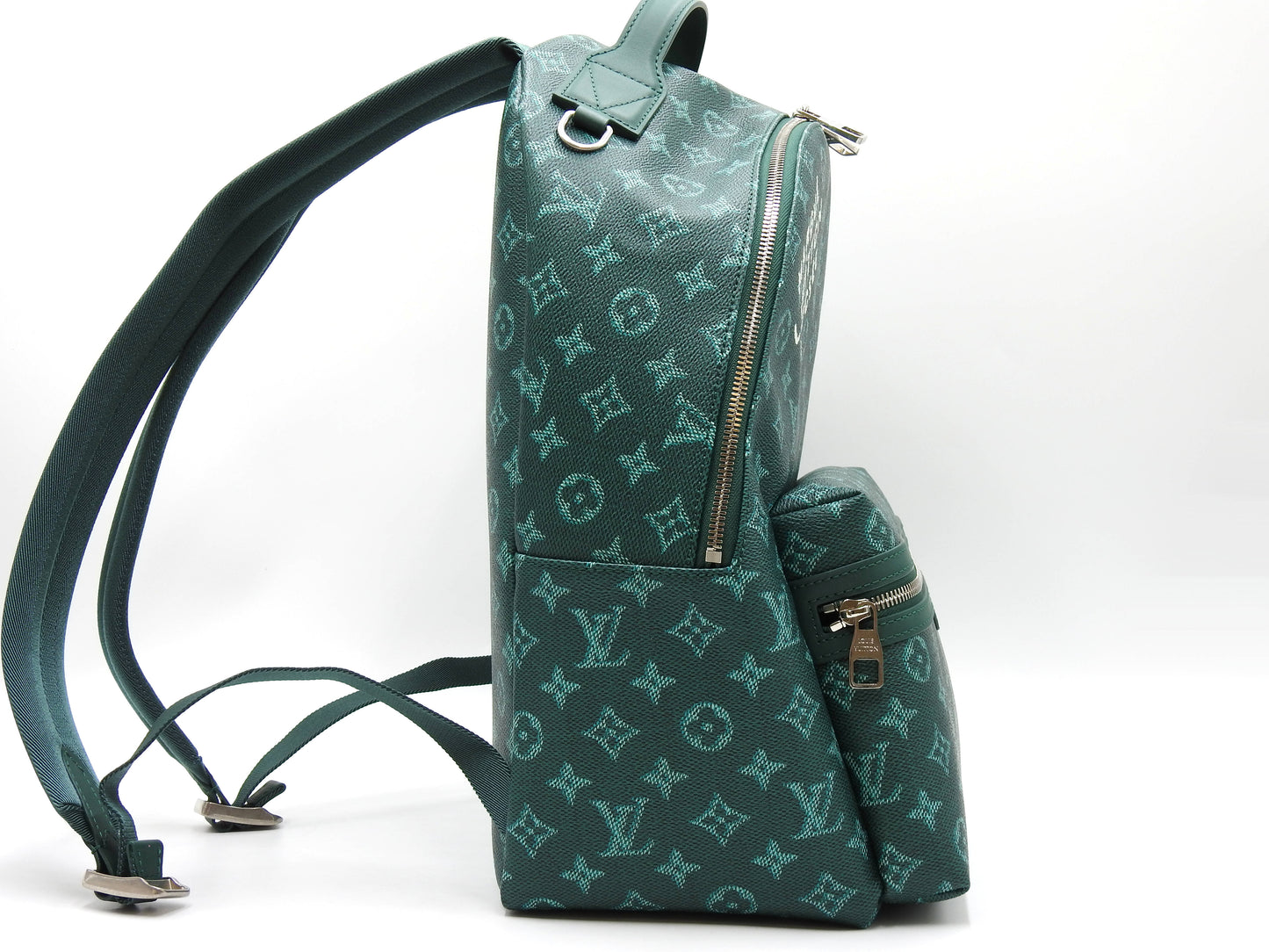 LOUIS VUITTON Monogram Heritage Discovery Backpack Bag PM Green M12780