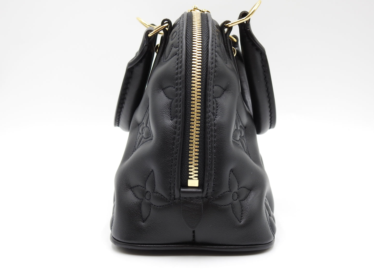 LOUIS VUITTON Alma BB 2way Shoulder Hand Bag Bubblegram Black M59793