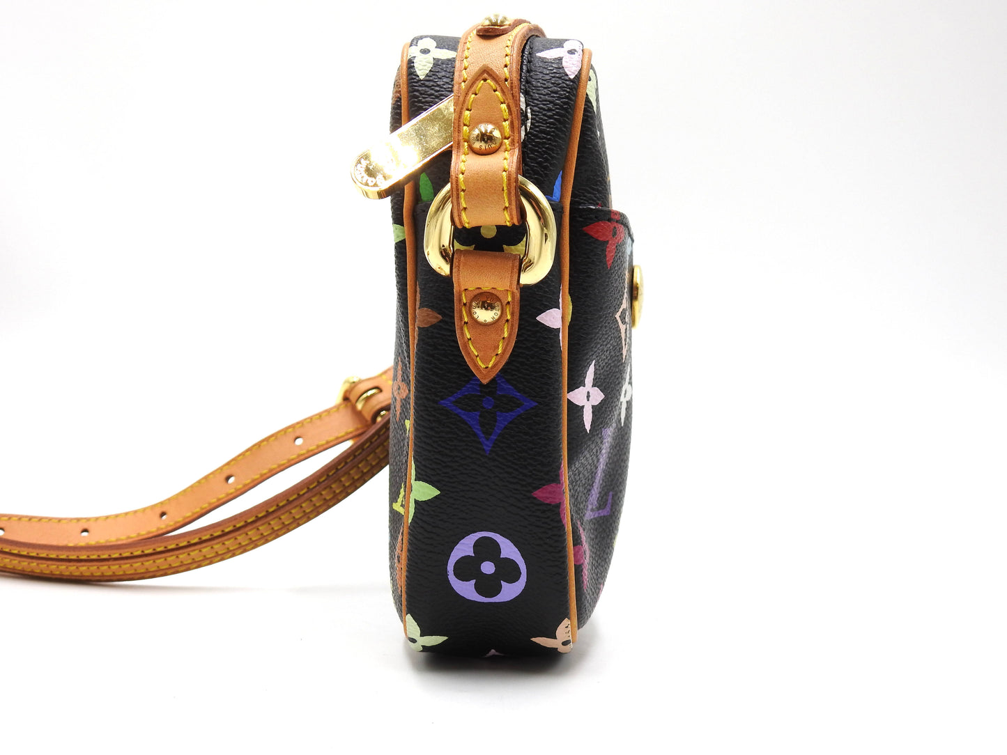 LOUIS VUITTON Monogram Multicolor Rift Shoulder Bag Noir Black M40056