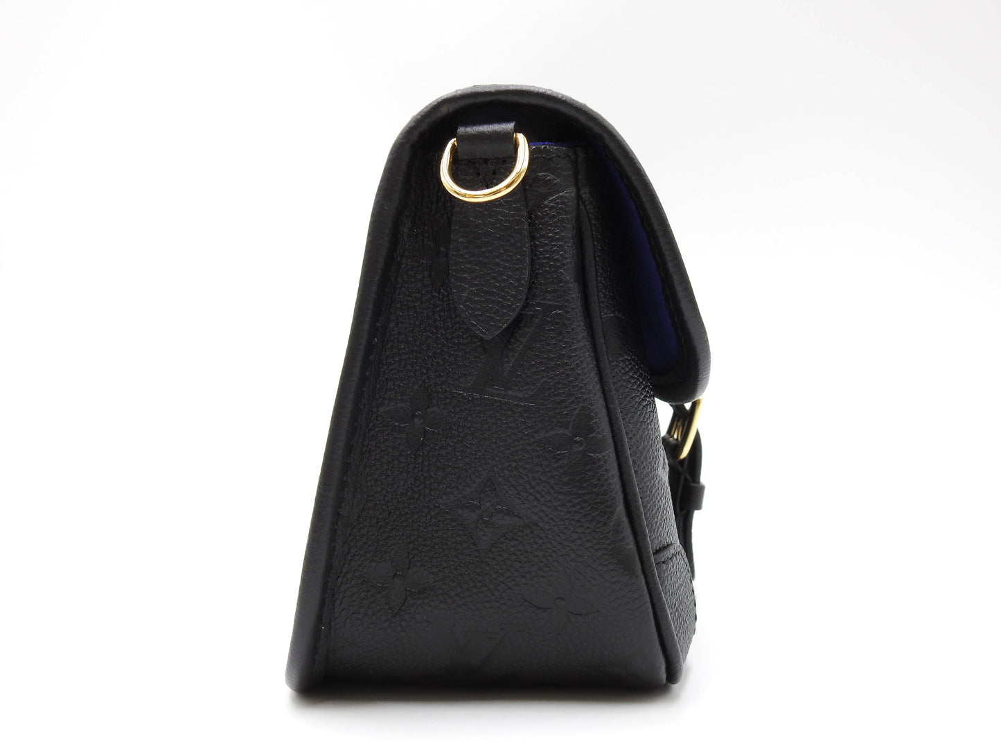 LOUIS VUITTON Monogram Empreinte Diane Shoulder Hand Bag Black M46386