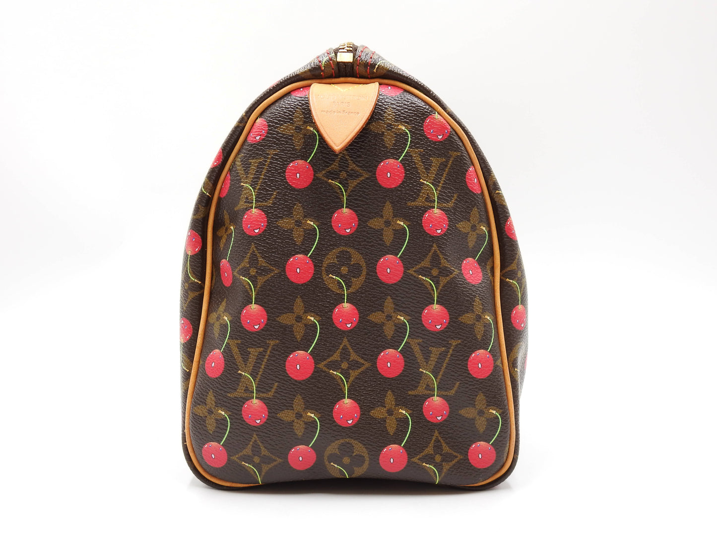 LOUIS VUITTON Monogram Cherry Speedy 25 Hand Bag Boston Bag Canvas M95009