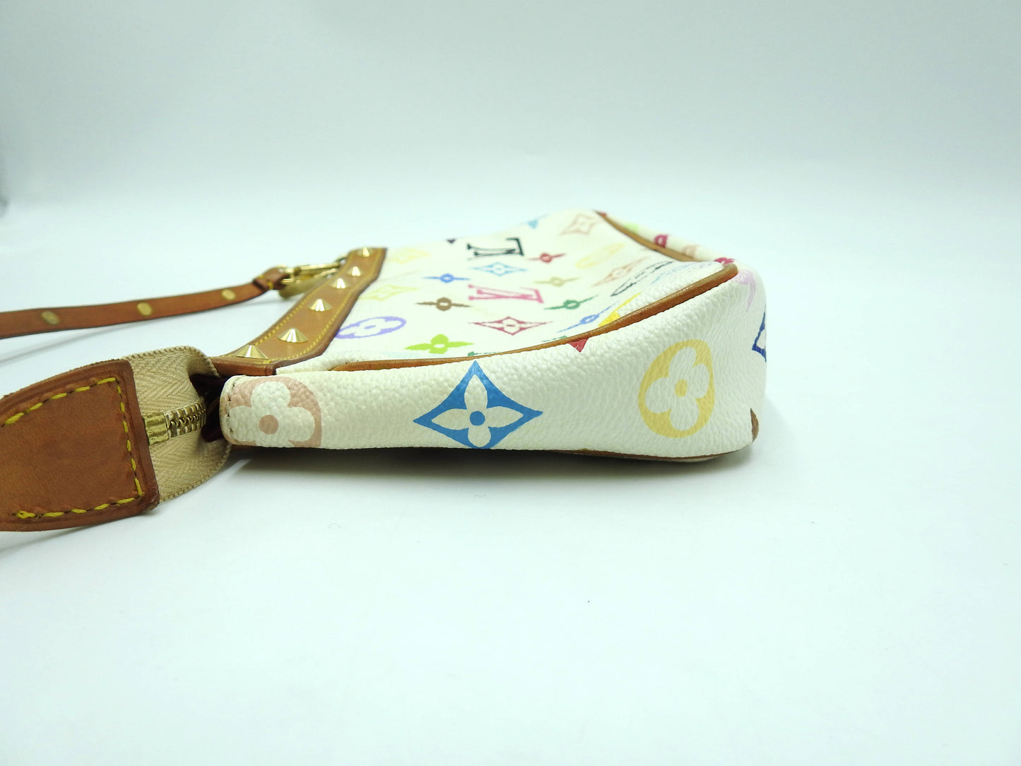 LOUIS VUITTON Pochette Accessory Pouch Monogram Multicolor Bron M92649