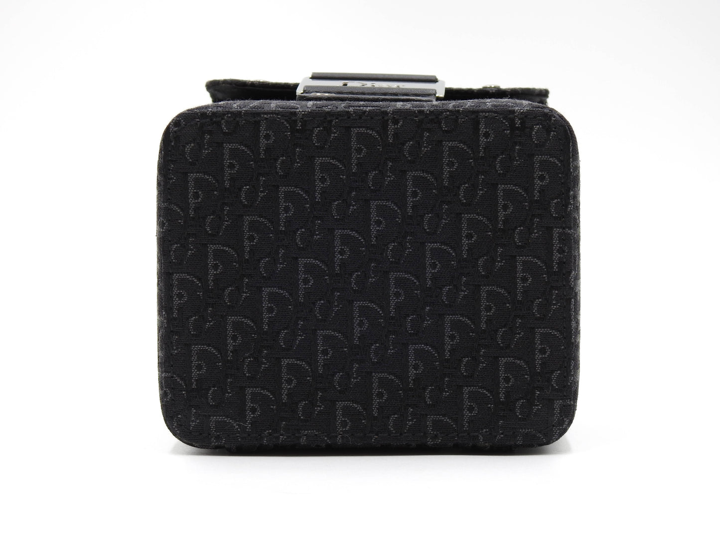 Christian Dior Trotter Street Chic Top Handle Small Vanity Bag Black