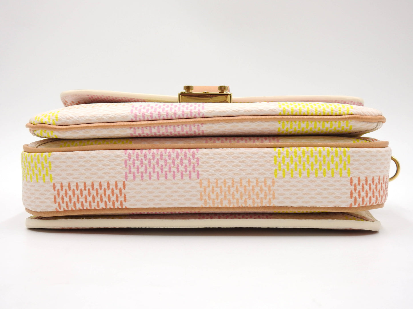 LOUIS VUITTON Damierlicious Pochette Metis EW Pastel Shoulder Bag N40749