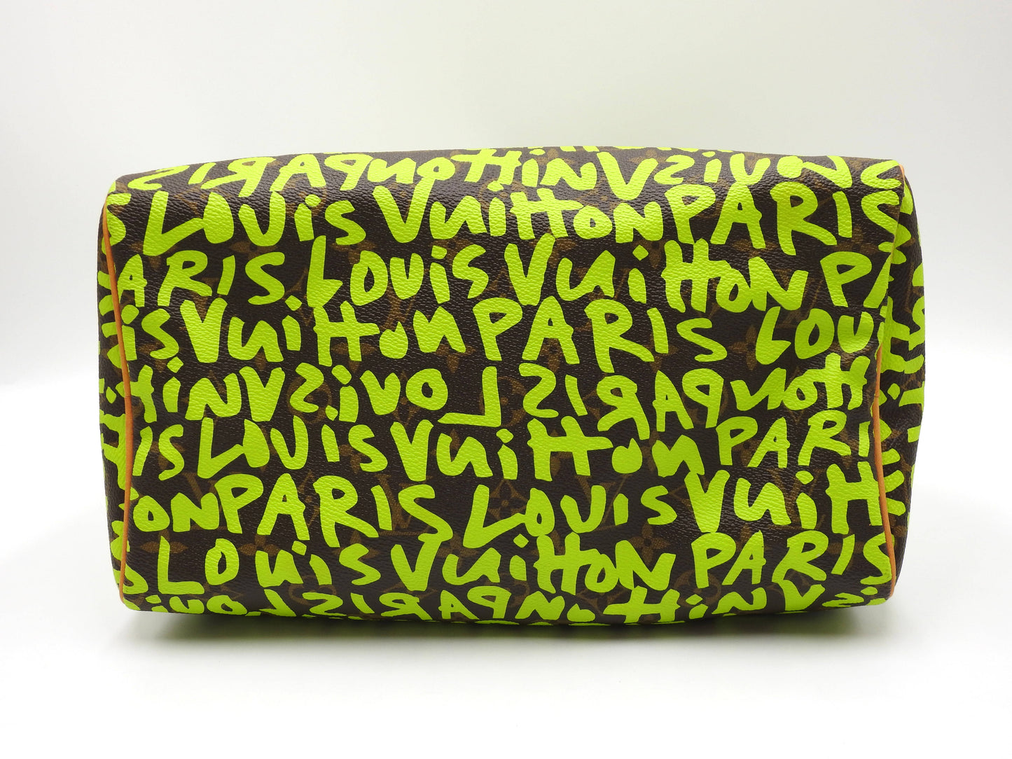 LOUIS VUITTON Monogram Graffiti Speedy 30 Boston Hand Bag Green M93706