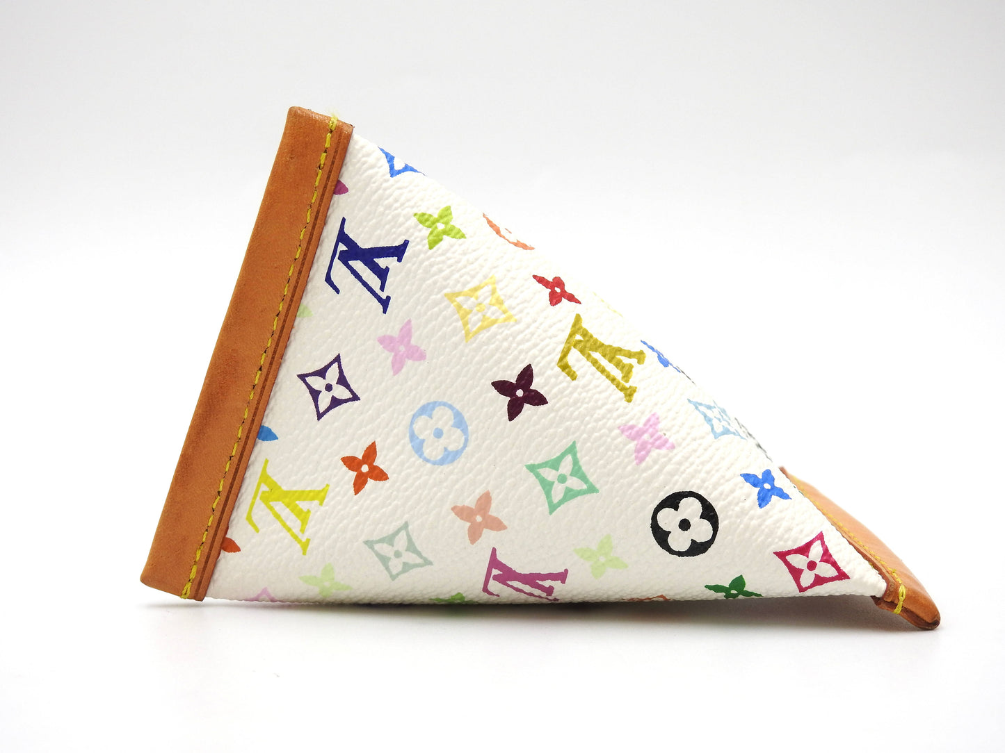 LOUIS VUITTON Monogram Multicolor Berlingo Coin Purse Case White M58029