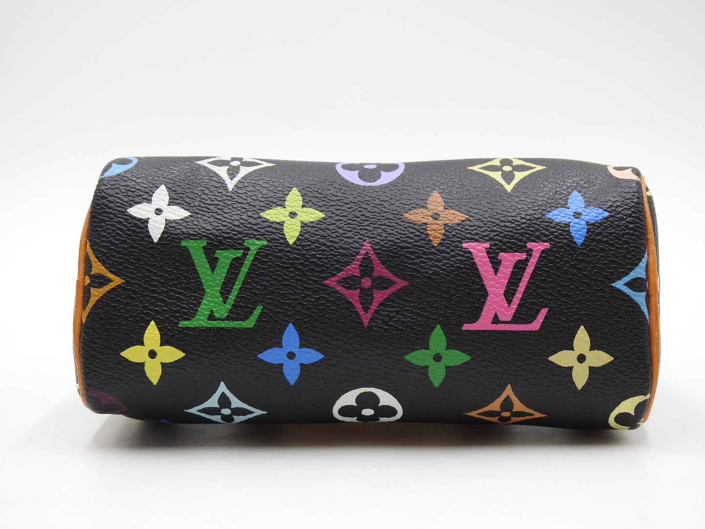 LOUIS VUITTON Monogram Mini Speedy Hand Bag Multicolor Noir Black M92644