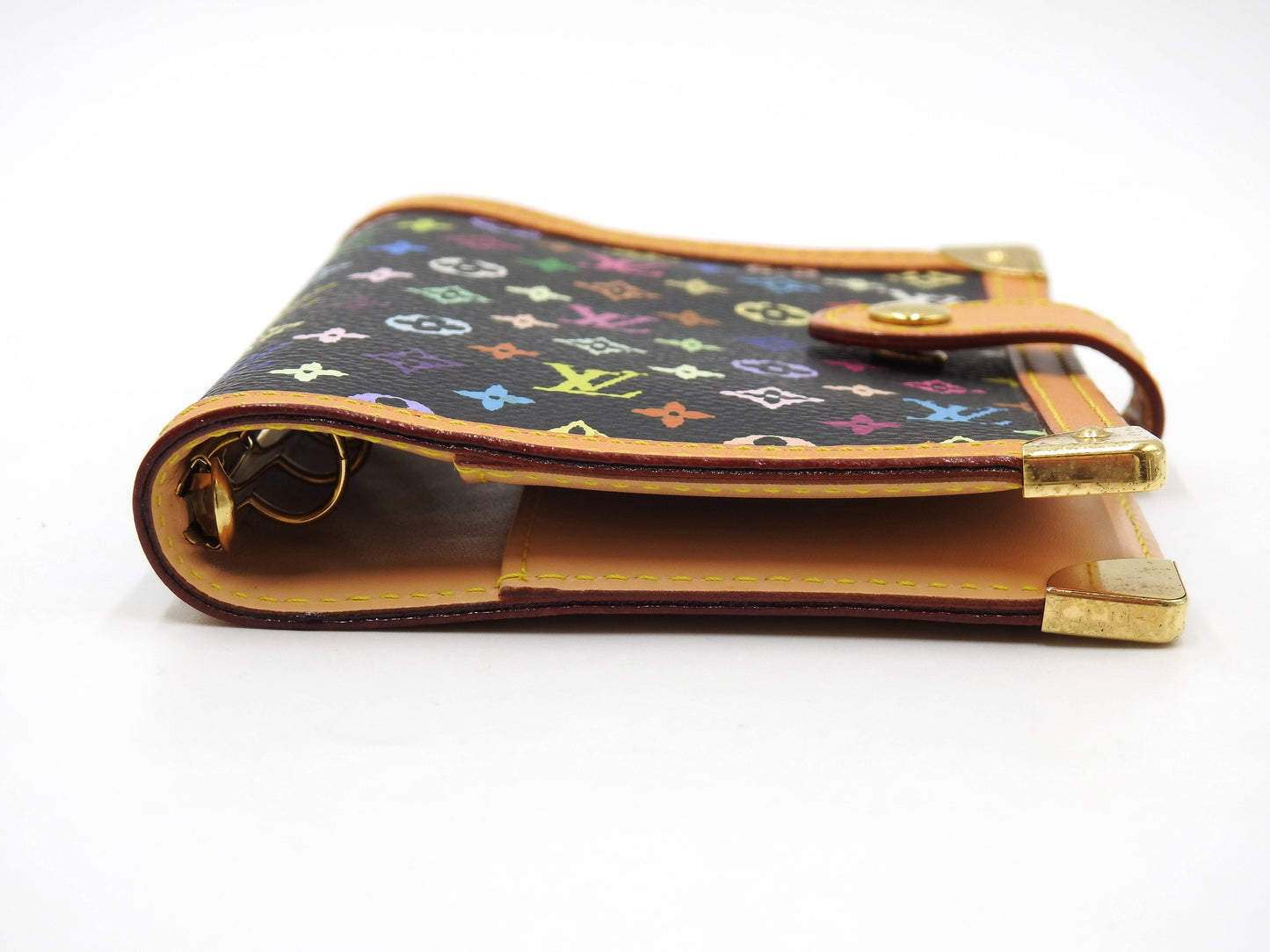 LOUIS VUITTON Monogram Multicolor Agenda PM Day Planner Black R20895
