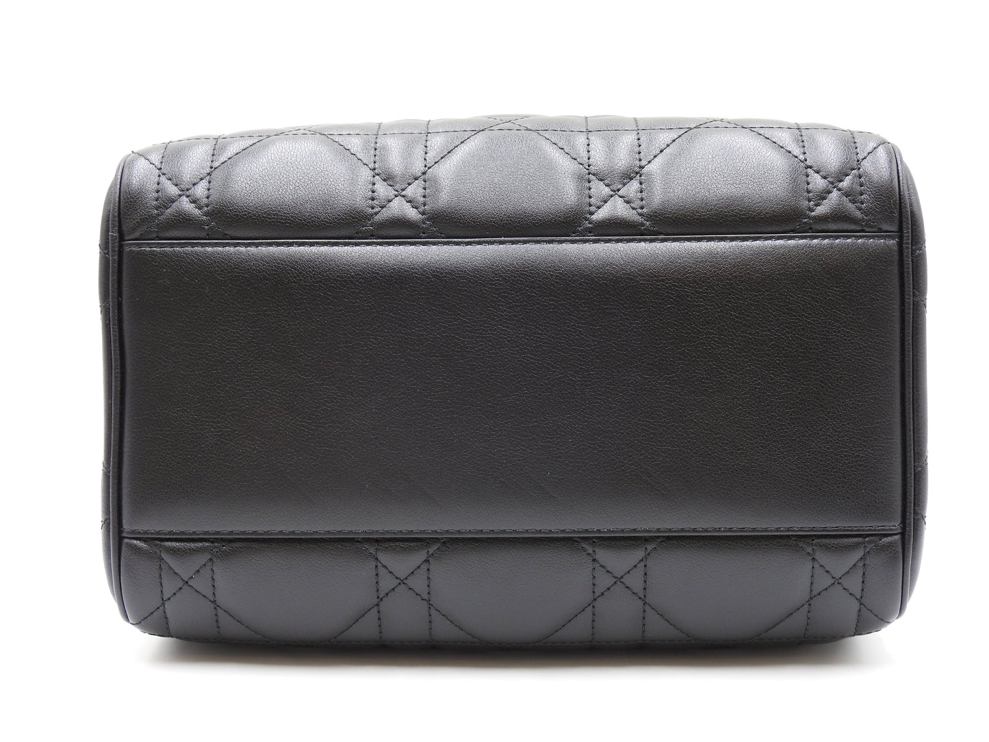 Christian Dior Canage Grove 25 Shoulder Hand Bag Lambskin Black M1365UBOL