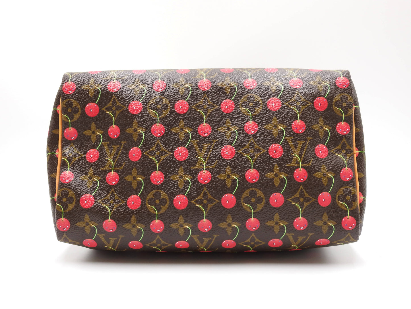 LOUIS VUITTON Monogram Cherry Speedy 25 Hand Bag Boston Bag Canvas M95009