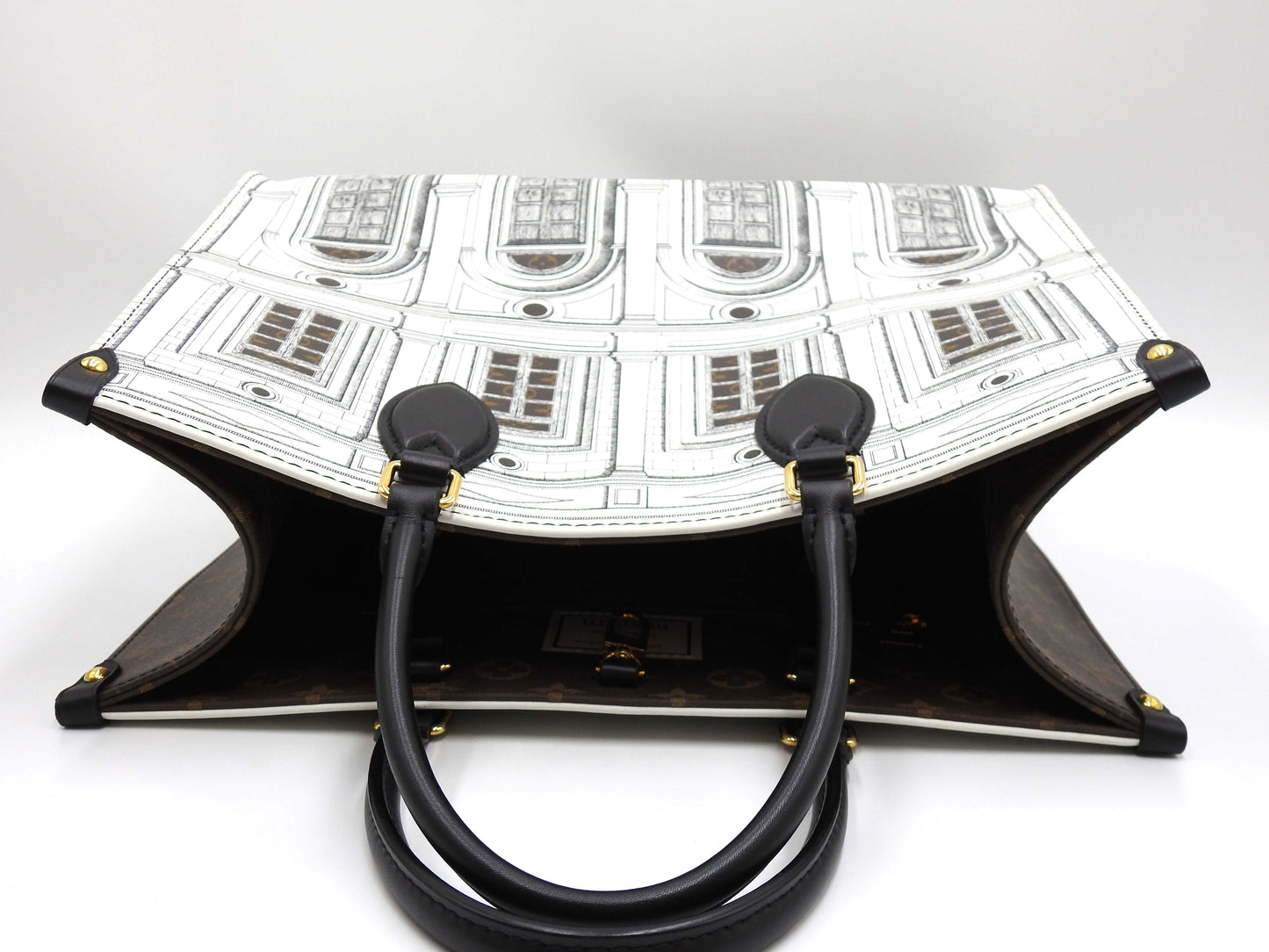 LOUIS VUITTON FORNASETTI Monogram OnTheGO MM 2way Shoulder Tote Bag M59264