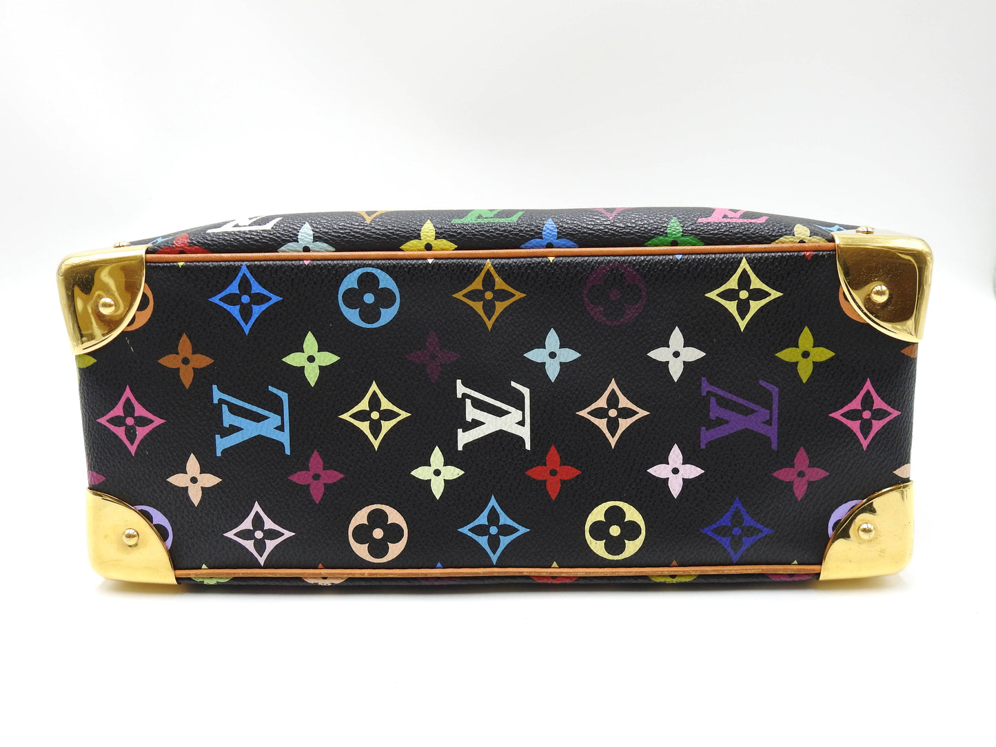 LOUIS VUITTON Trouville Hand Bag Multicolor Noir Black M92662