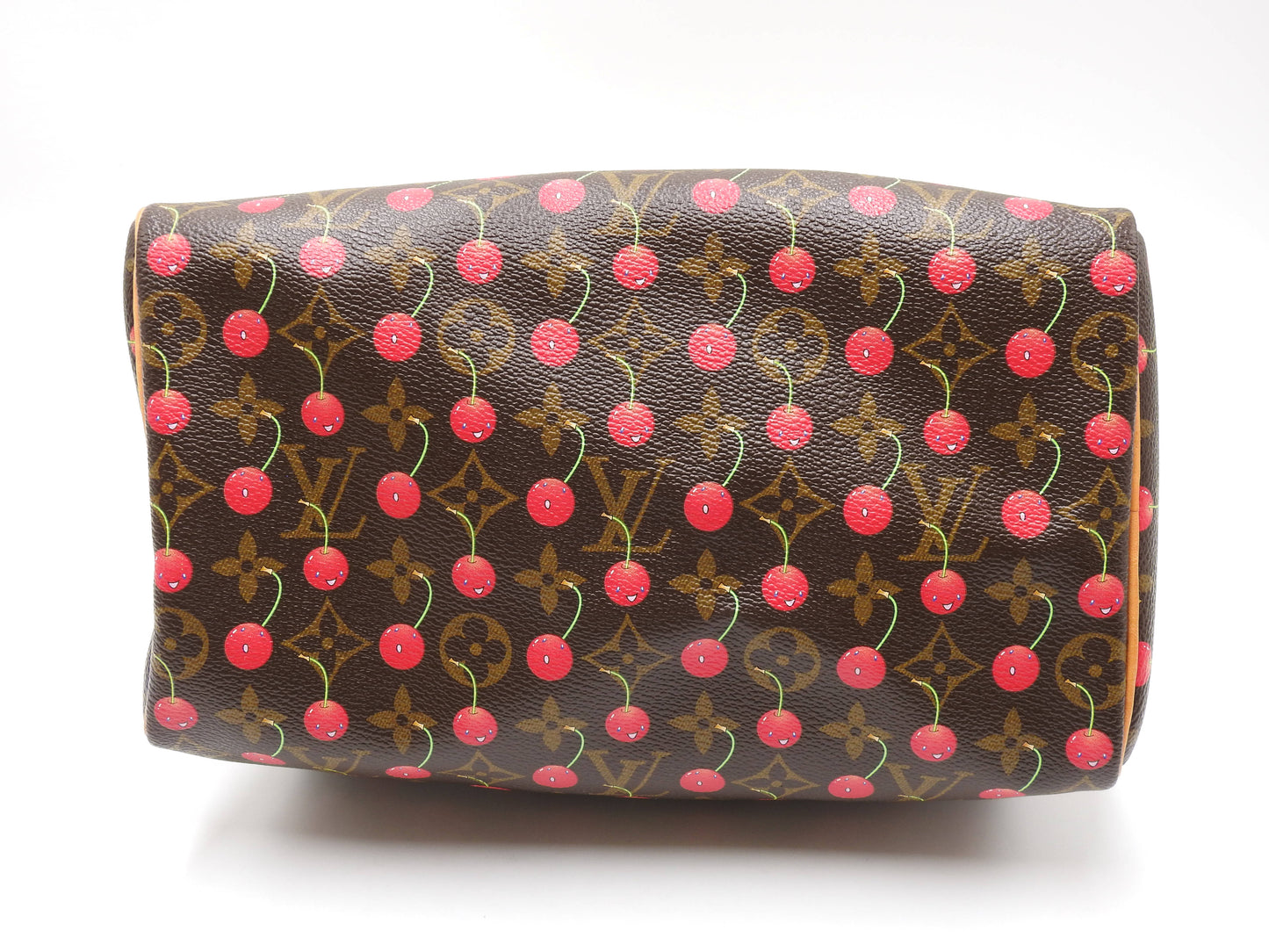 LOUIS VUITTON Monogram Cherry Speedy 25 Hand Bag Boston Bag Canvas M95009