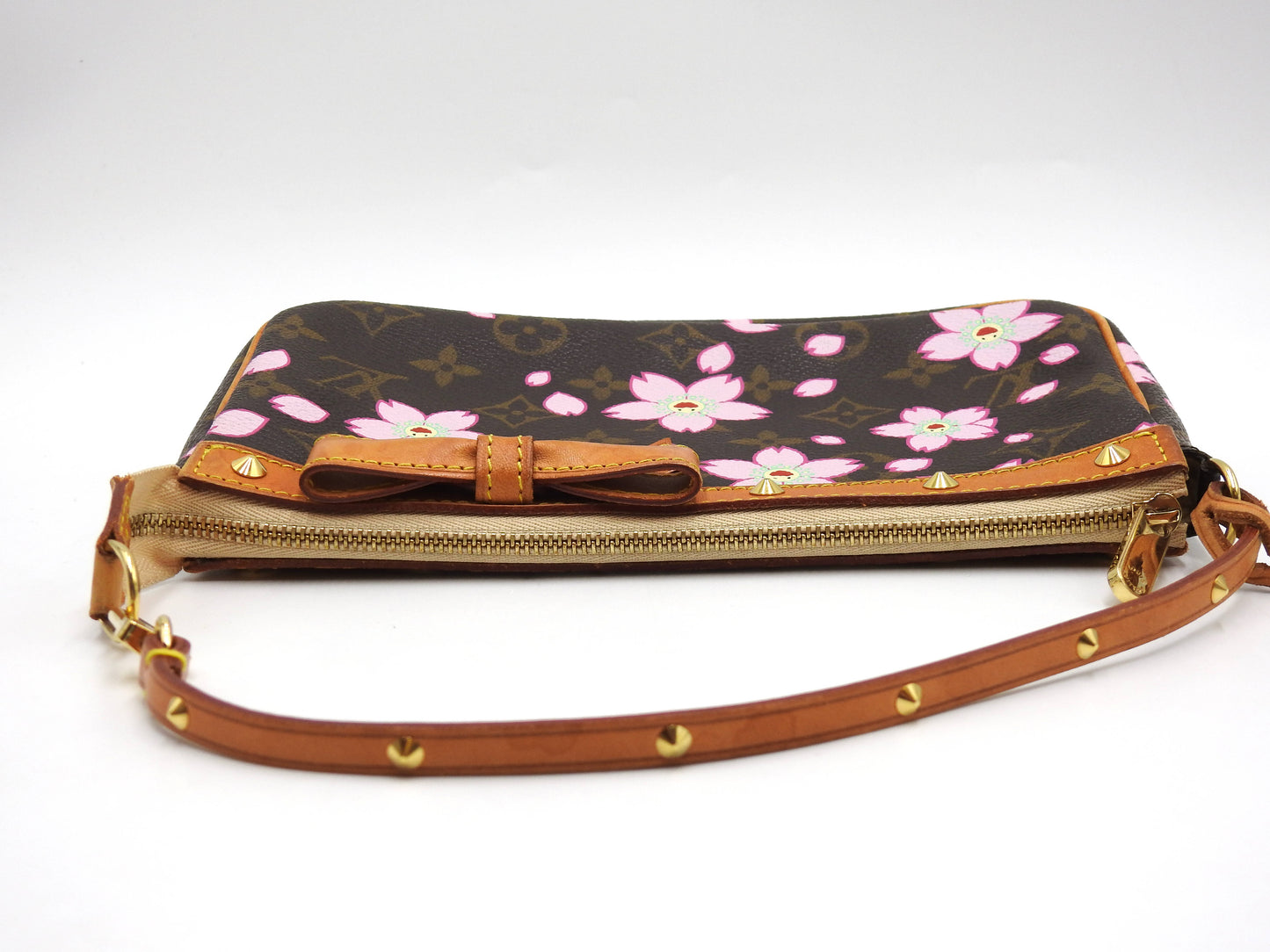 LOUIS VUITTON Monogram Cherry Blossom Pochette Accessories M92006