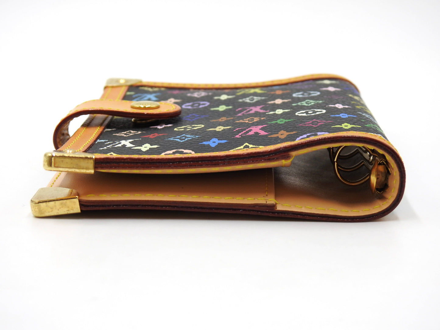 LOUIS VUITTON Monogram Multicolor Agenda PM Day Planner Black R20895