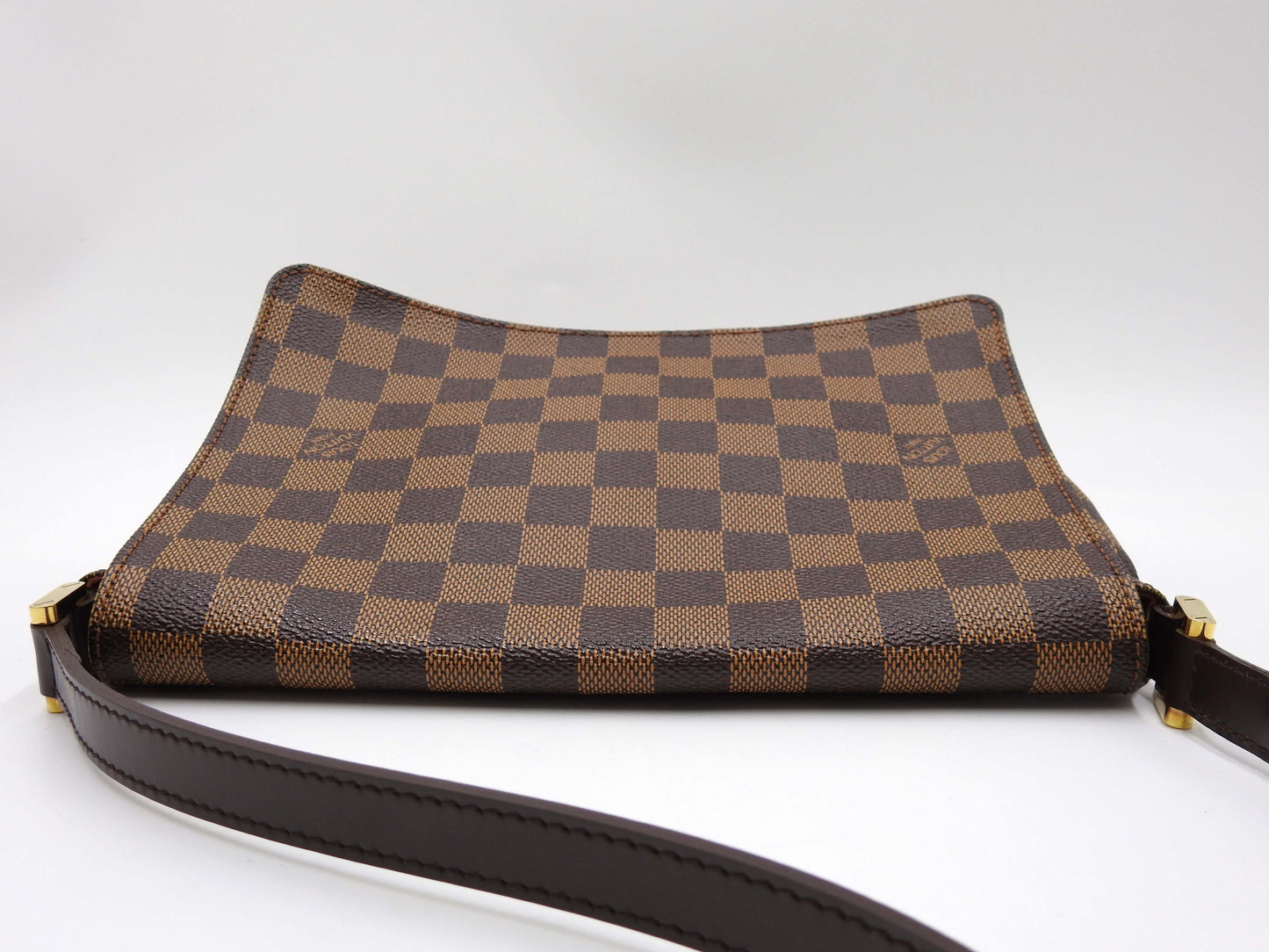 LOUIS VUITTON Musette Tango Long Crossbody Shoulder Bag Damier Ebene N51301