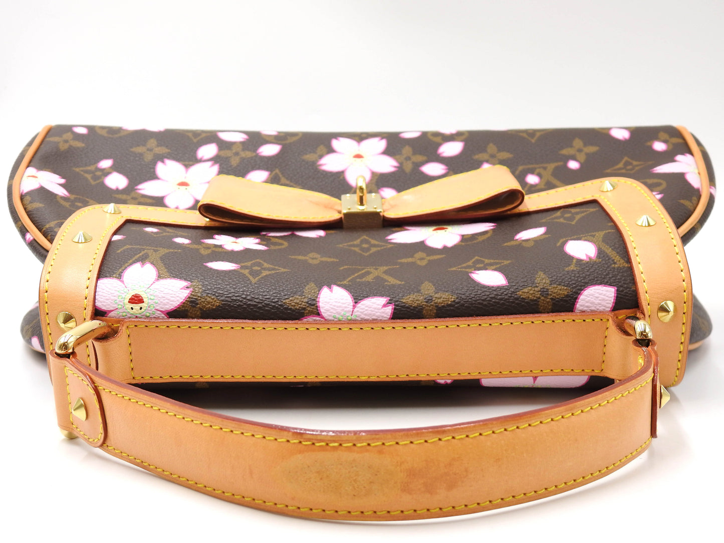 LOUIS VUITTON Sac Retro PM Hand Bag Monogram Cherry Blossom M92012