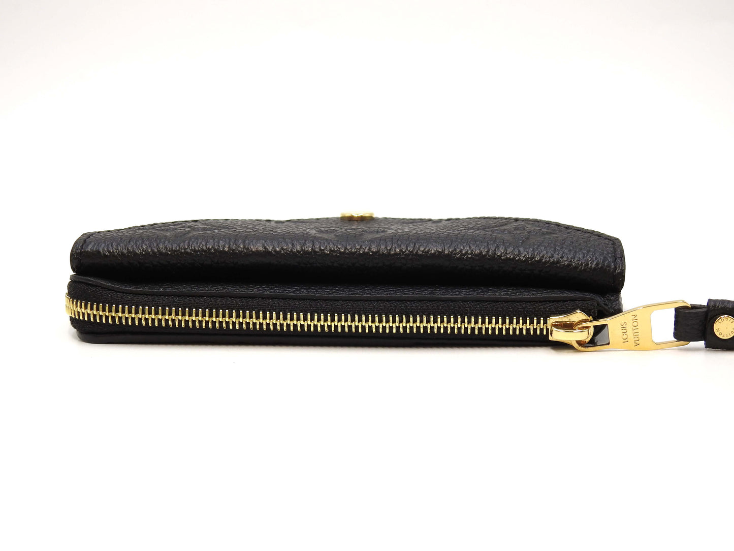 LOUIS VUITTON Monogram Empreinte Verso Coin Purse Card Holder Black M69421