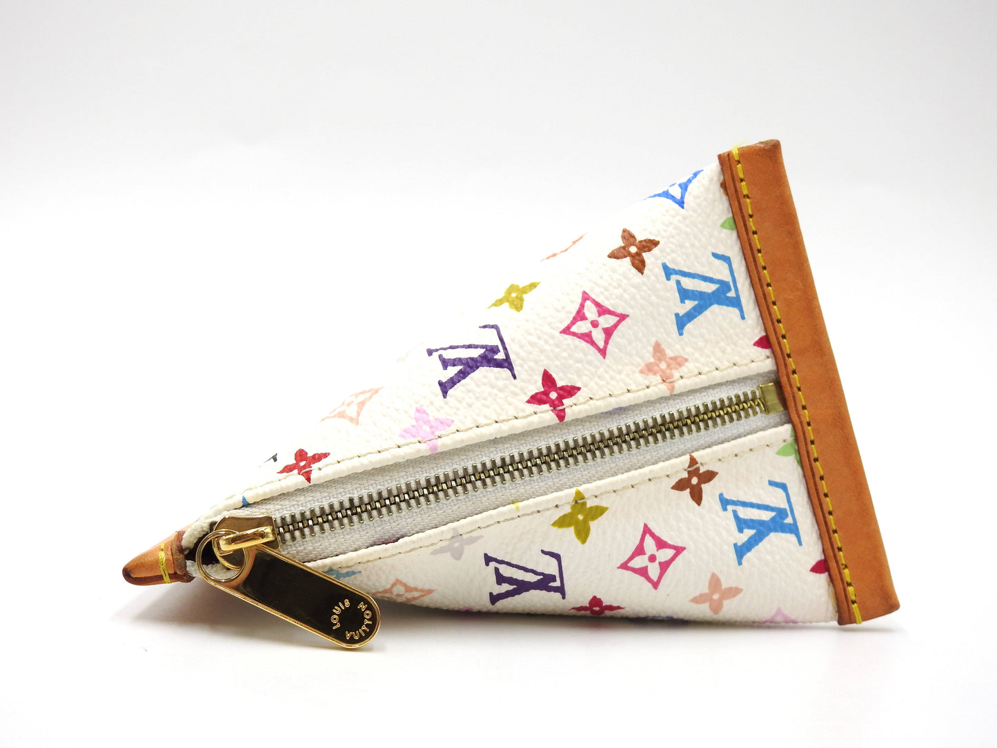 LOUIS VUITTON Monogram Multicolor Berlingo Coin Purse Case White M58029