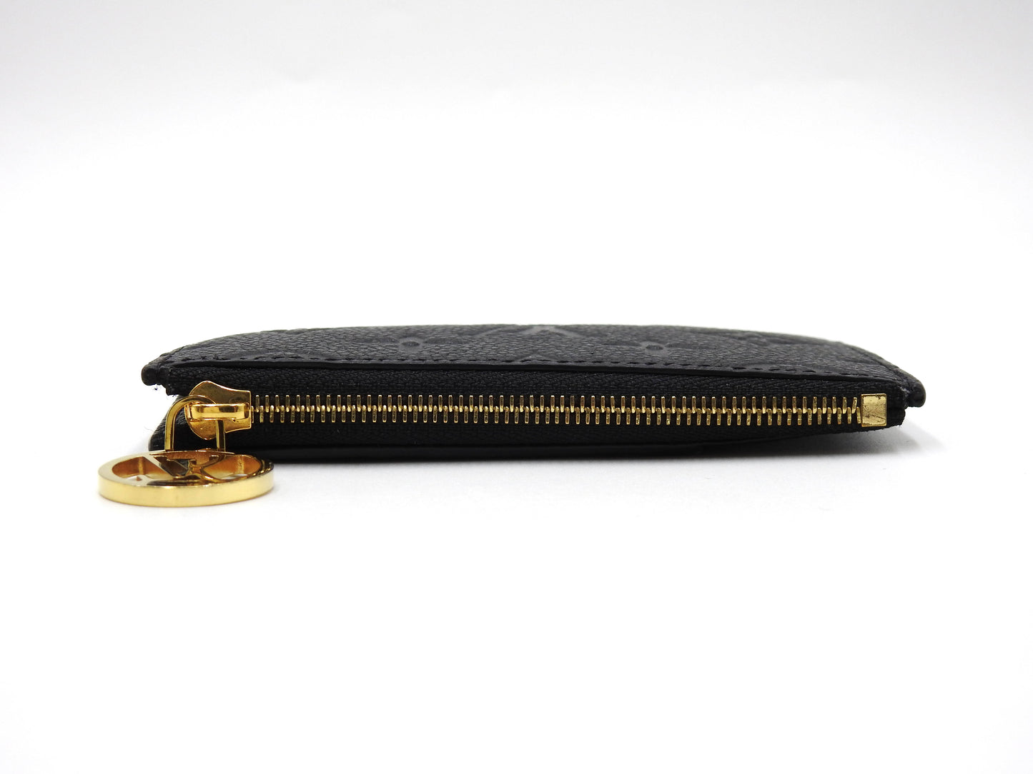 LOUIS VUITTON Monogram Empreinte Romy Card Case Holder Black M81883